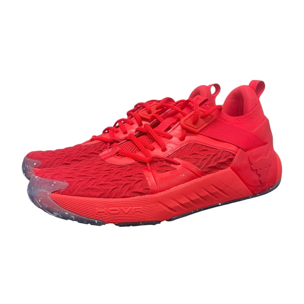 Men's Under Armour Project Rock 6 Holiday Red Sneakers Size 13